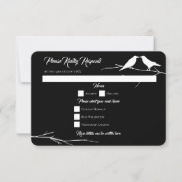 Ravens Gothic Bröllop Inbjudningar