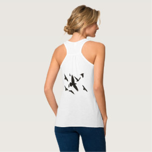 Ravens Gothic Inspired Linne Med Racerback
