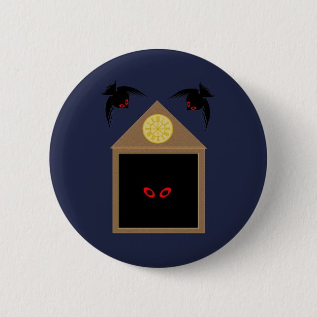 Ravens Halloween är ovänlig Knapp (Framsida)