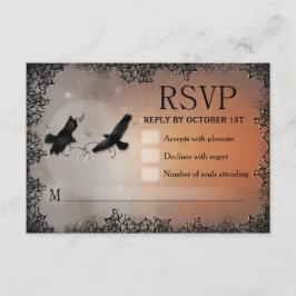 Ravens Halloween OSA 3.5x5 matchande svarskort
