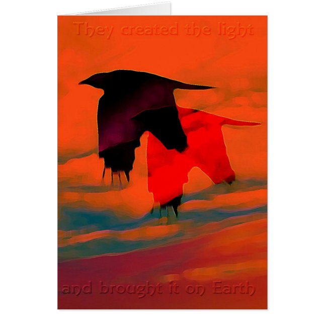 Ravens Hälsningskort (Framsidan)