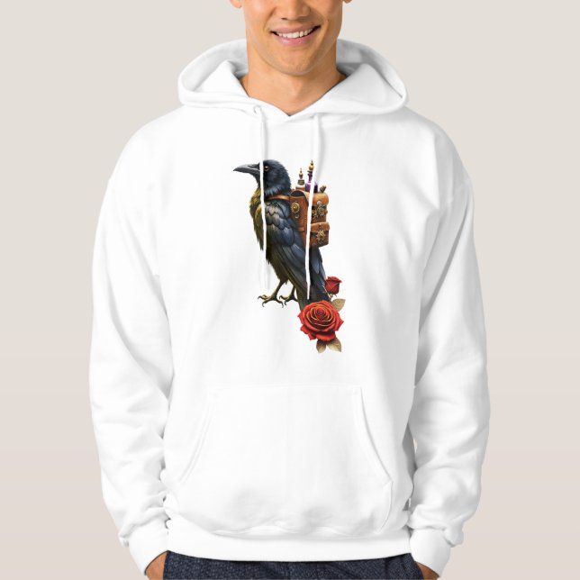Ravens Klockverkiga Leverans  Hoodie (Framsida)
