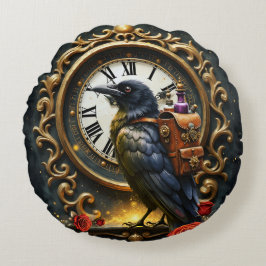 Ravens Klockverkiga Leverans  Rund Kudde