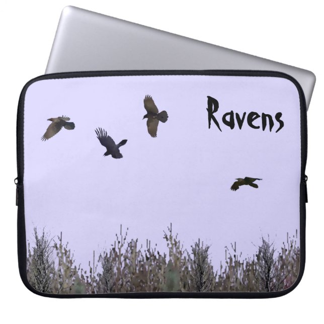 Ravens-lås Laptop Sleeve (Framsidan)