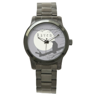 Ravens måneur armbandsur