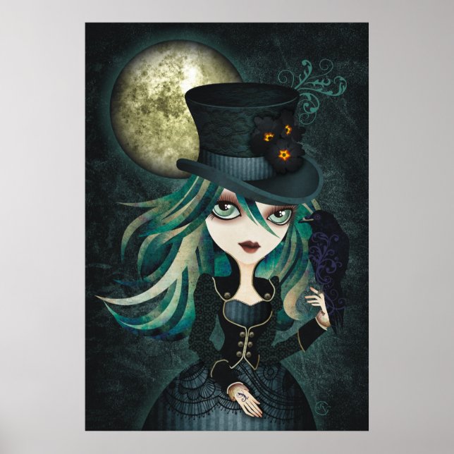 Raven's Moon Väggkonst (Framsidan)