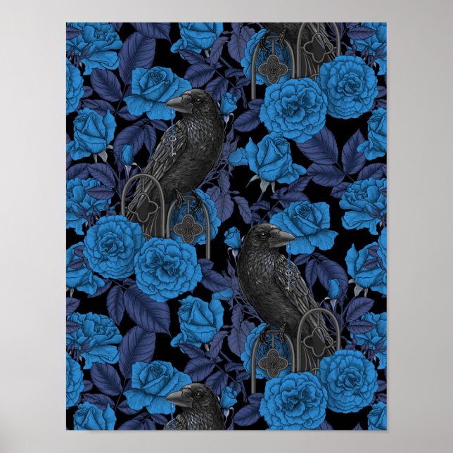 Ravens och Blue ro Poster (Framsidan)