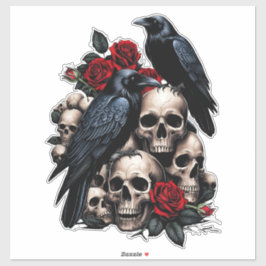 Ravens och Ro: A gotiic Symphony Klistermärken