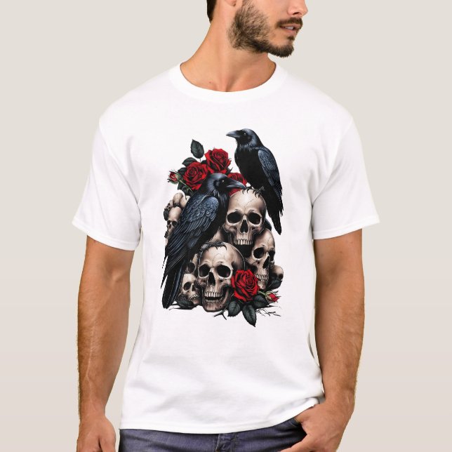 Ravens och Ro: A gotiic Symphony T Shirt (Framsida)