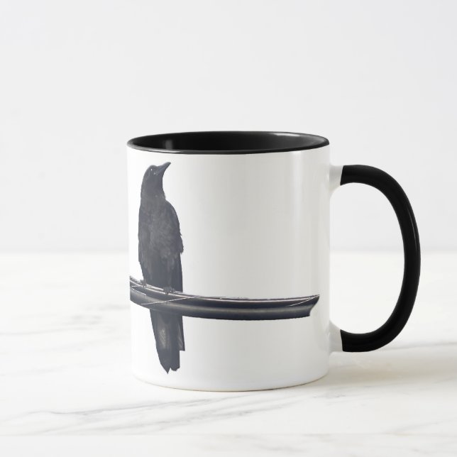 "RAVENS ON WIRE" Birdlovers Wildlife Mugg (Höger)