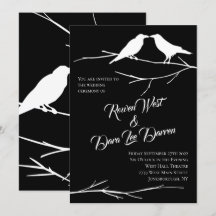 Ravens på inbjudan till Black Himlar Gothic Weddin