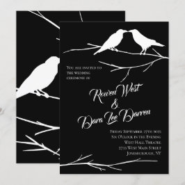 Ravens på inbjudan till Black Himlar Gothic Weddin