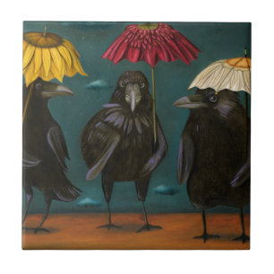Ravens regnar kakelplatta