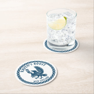 Raven's Roost Pub Wick Skottland Underlägg Papper Rund