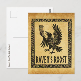 Raven's Roost Pub Wick Skottland Vykort