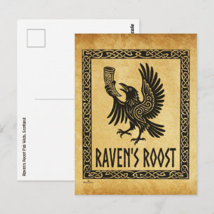 Raven's Roost Pub Wick Skottland Vykort