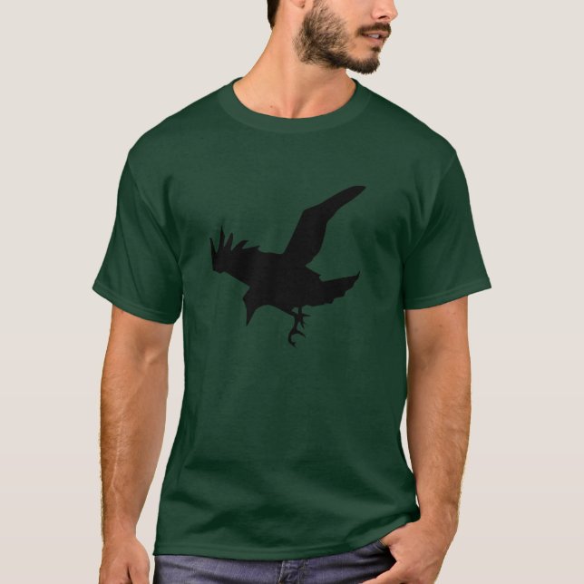 Ravens silhuett tee (Framsida)