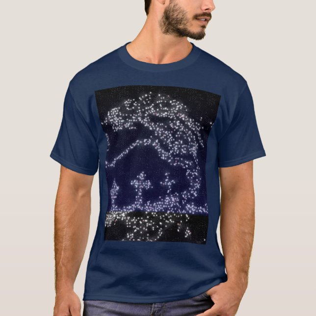 Ravens stjärnbild  t shirt (Framsida)