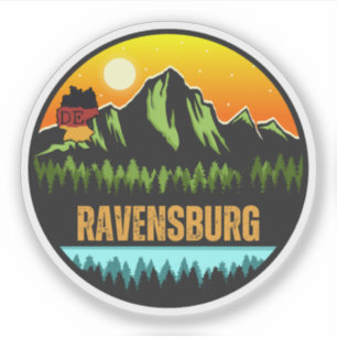 Ravensburg, Baden-Württemberg Tyskland Klistermärken