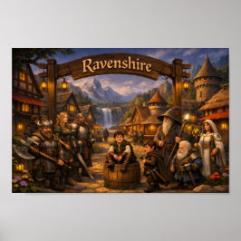 Ravenshire Byaffisch Poster