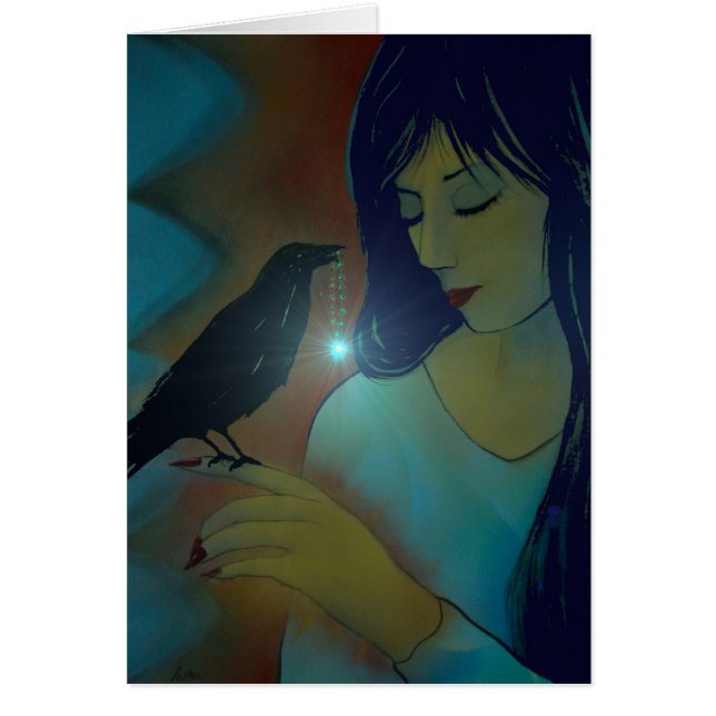 Ravenslärjunge Hälsningskort (Framsidan)