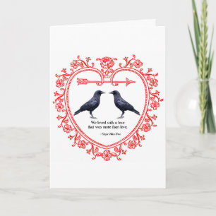 Ravensvalentinkort Helgkort