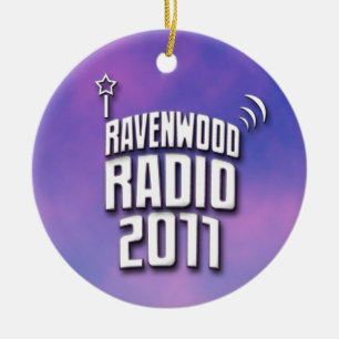 Ravenwood radiosände helgdagprydnaden 2011 julgransprydnad keramik