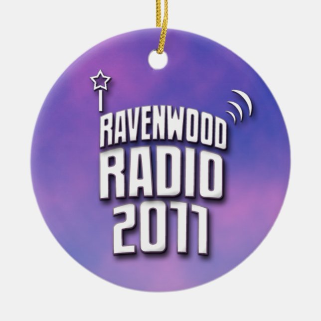 Ravenwood radiosände helgdagprydnaden 2011 julgransprydnad keramik (Framsidan)