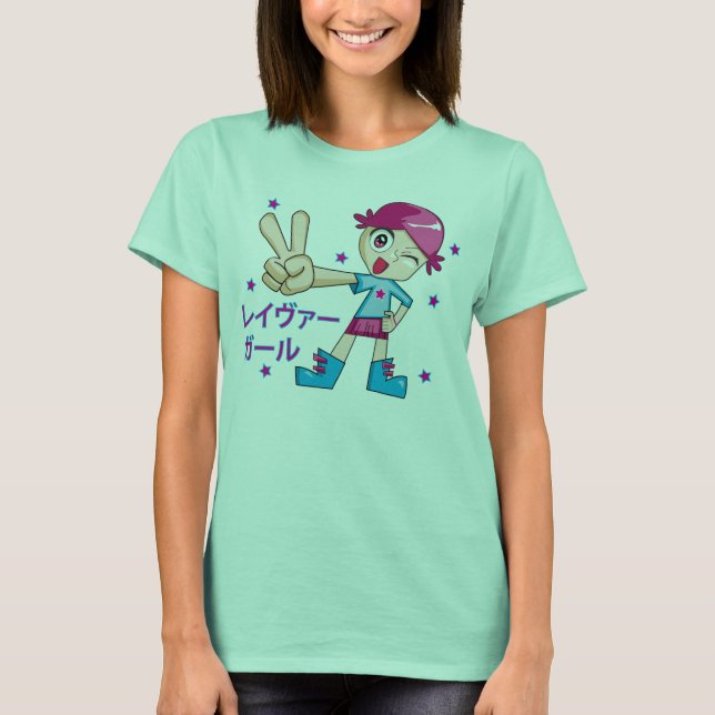 Raver Girl T-shirt (Framsida)