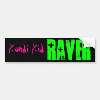 RAVER Kandi unge Bildekal