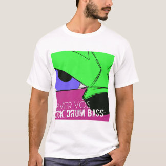 Raveren Vos - sparka trummar bas- manar T-tröja T Shirt