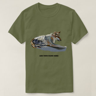 RävFoxies grå färg lurar skjortor för gråtträv T Shirt
