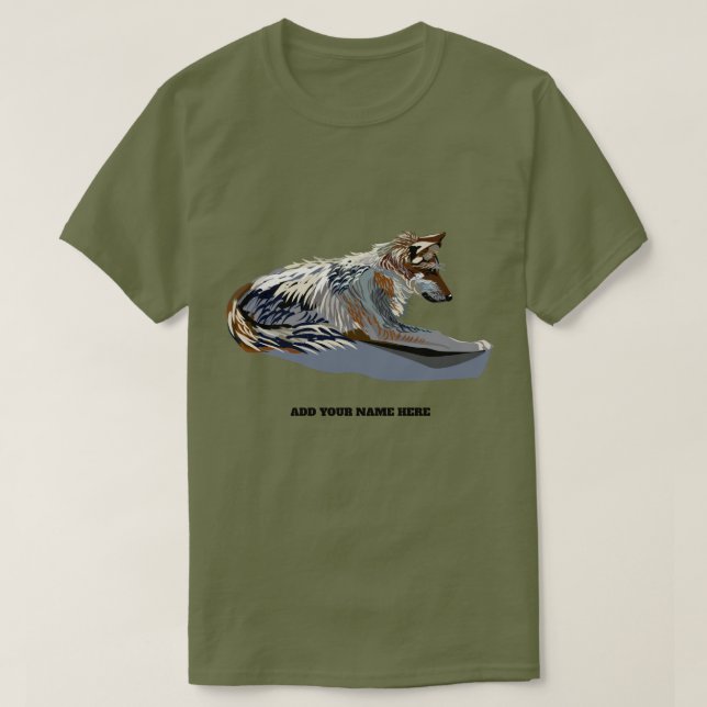 RävFoxies grå färg lurar skjortor för gråtträv T Shirt (Design framsida)
