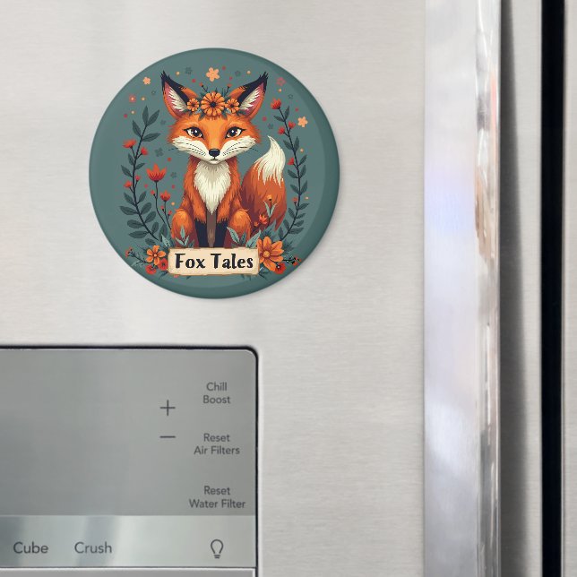 Rävhistorier Boho Skogslevande Djur Magnet (In Situ (Fridge))