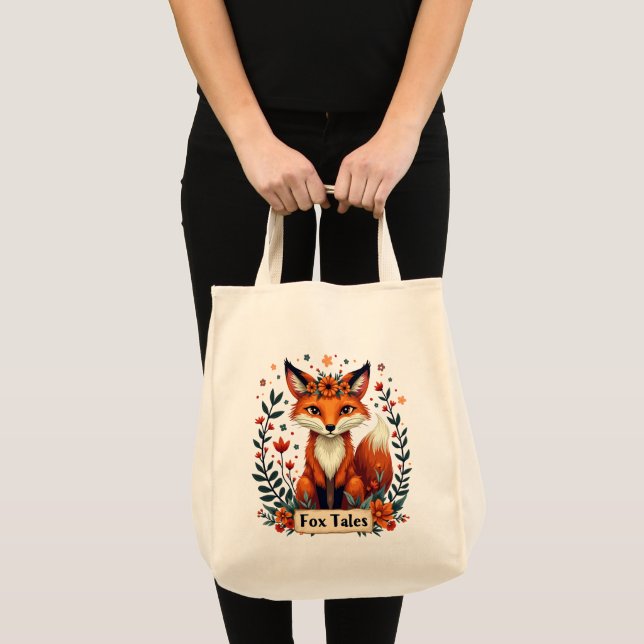 Rävhistorier Boho Skogslevande Djur Tygkasse (Framsida (produkt))