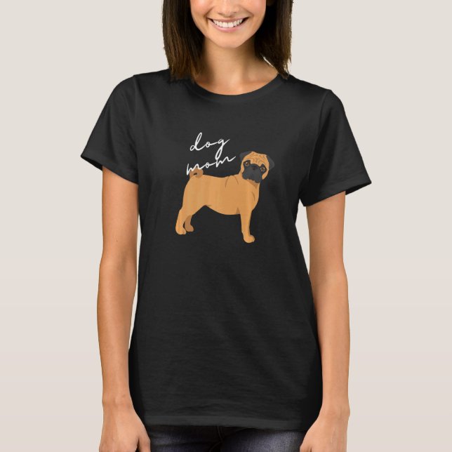 Rävhund mamma kvinna t shirt (Framsida)