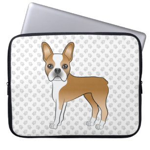 Rävhund Tecknad Hund & Grå Tassارىassistant Laptop Fodral