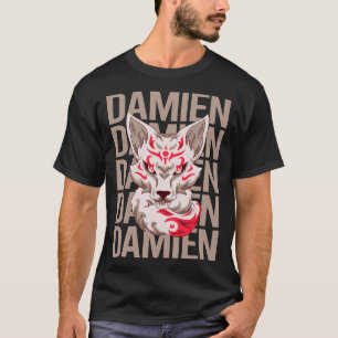 Rävhuvud - Damien Namn T Shirt