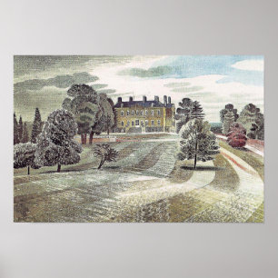 Ravilious - Buscot Park, Farringdon Oxfordshire Poster