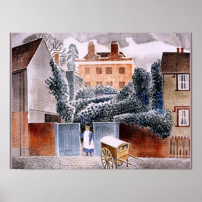 Ravilious - Castle Hedingham, Essex Poster (Framsidan)