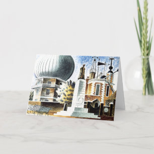 Ravilious - Greenwich Observatory Kort