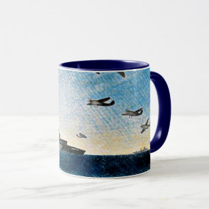 Ravilious - HMS Glorious i Arktis Mugg