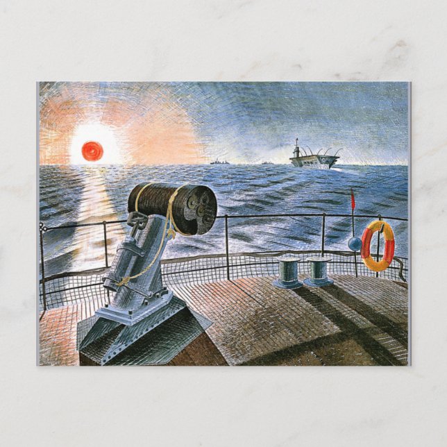 Ravilious - Midnight Sol Vykort (Framsida)