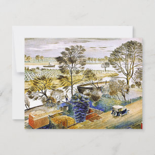 Ravilious - River Thames at Hemmersmith, bra art