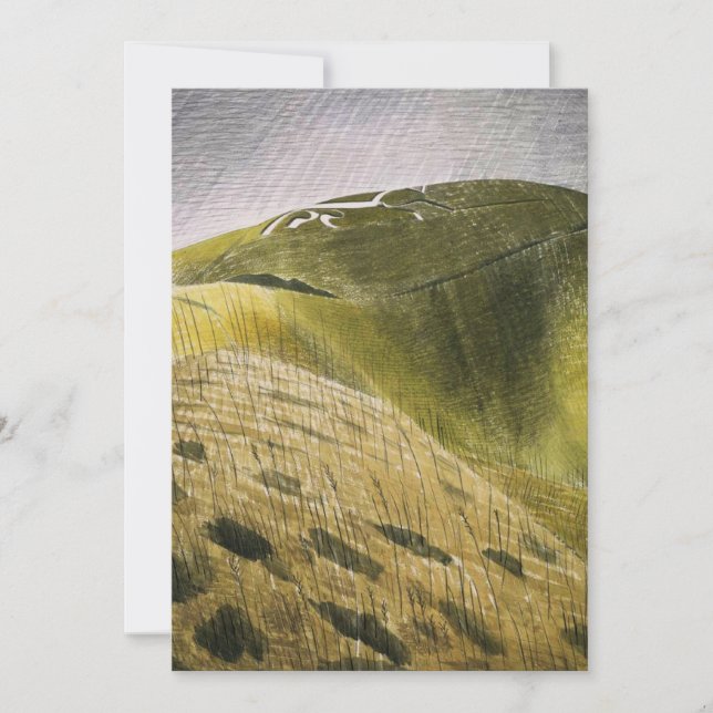 Ravilious - Vale of the White Horse Julkort (Framsida)