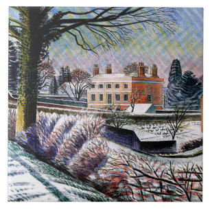 Ravilious - Vicarage in Winter, Kakelplatta