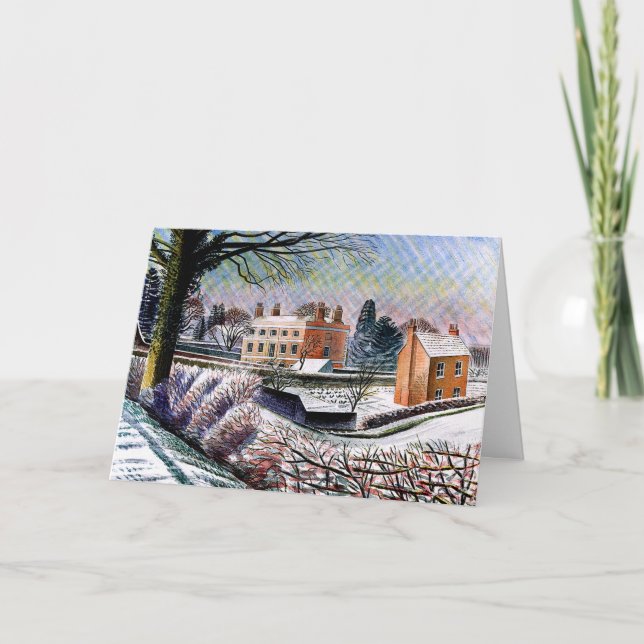 Ravilious - Vicarage in Winter Kort (Framsida)