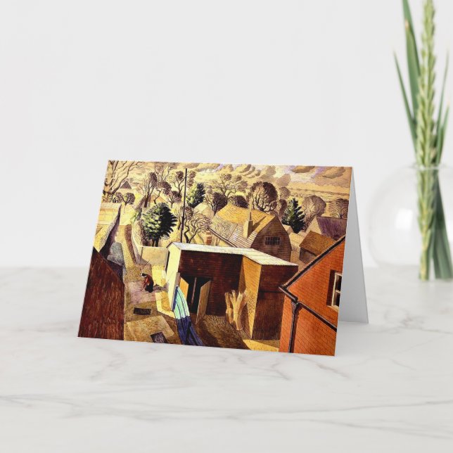 Ravilious - View from Brick House Underbar Bardfie Kort (Framsida)