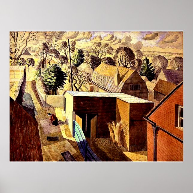 Ravilious - View from Brick House Underbar Bardfie Poster (Framsidan)