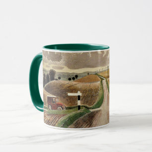 Ravilious—Wiltshire Ligcape, bra konsmålning Mugg